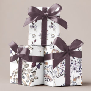 Boho botanisch inpakpapier vellen 