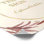 Boho Botanisch | Ivoren Kaarten & Geschenken Aange Poster (Hoek)