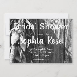 Boho botanisch kruid bladeren roestig Barn-hout sc Kaart