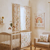 Boho Botanisch Patroon Aangepaste Naam Kussen