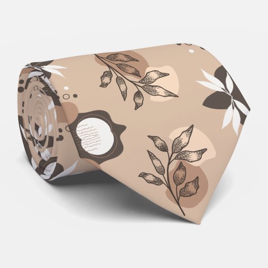 Boho Botanisch  Stropdas (Opgerold)