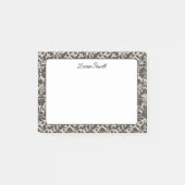 Boho botanische aangepaste naam briefpapier post-it® notes (Voorkant)