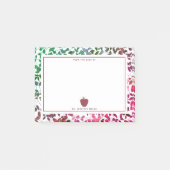 Boho Botanische Apple leraar Post-it® Notes (Voorkant)