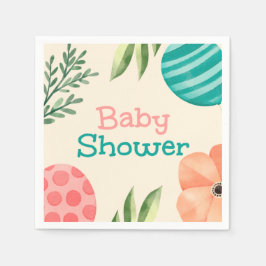 Boho Botanische Babyborrel Servet