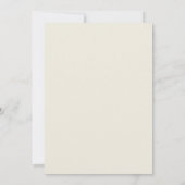 Boho botanische blad bruiloft uitnodiging (Achterkant)
