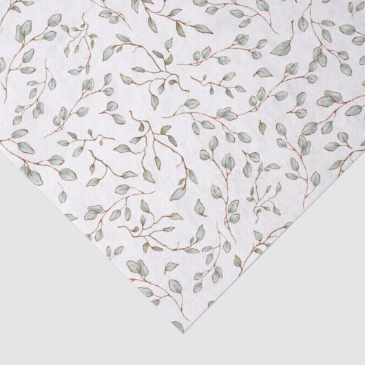  Boho Botanische Bladtakken Decoupage Tissuepapier (Detail)