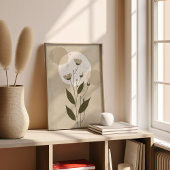 Boho Botanische Bloem Poster