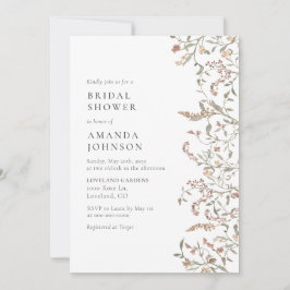 Boho Botanische Bruidsborrel Kaart
