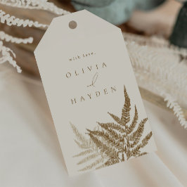 Boho Botanische bruiloft gunst Label Cadeaulabel