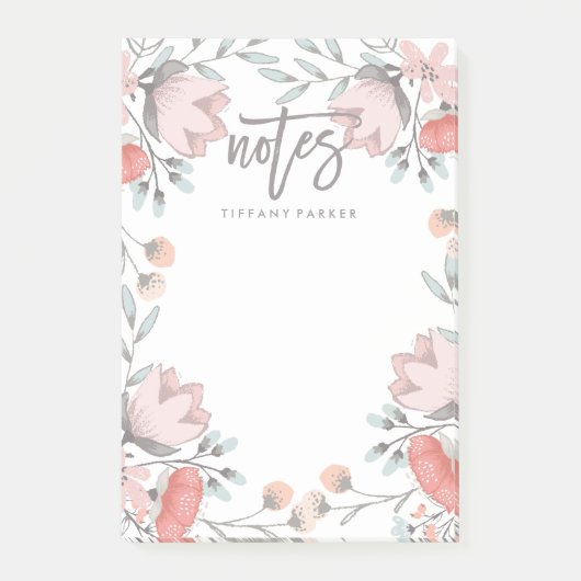Boho Botanische Floral Notes (Voorkant)