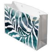 Boho Botanische Kelp Plant Waterverf Matise Groot Cadeauzakje (Achterkant Gekanteld)