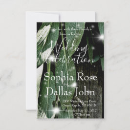 Boho botanische kruid verlaat rustiek Schuur-hout  Kaart