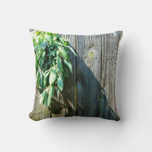 Boho botanische kruidenbladeren roestige schuur ho kussen