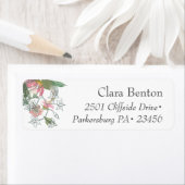Boho Botanische Kunstenaar Sketch Etiket (Insitu)