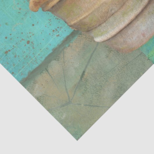 BOHO Botanische Lemon Boom Moderne  ontkoppeling Tissuepapier (Detail)