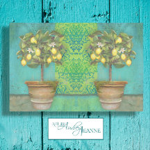 BOHO Botanische Lemon Boom Moderne  ontkoppeling