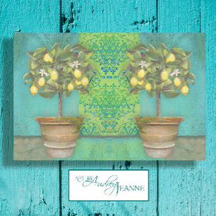 BOHO Botanische Lemon Boom Moderne  ontkoppeling Tissuepapier