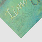 BOHO Botanische Lemon Ephemera ontkoppeling Tissuepapier (Detail)