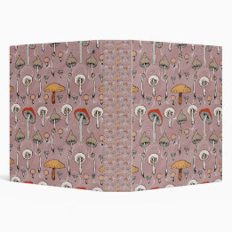 Boho Botanische paddenstoel Patroon 1 1/2" Multomap