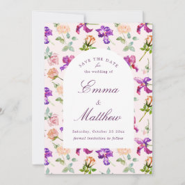 Boho Botanische Romantiek QR Save The Date
