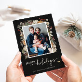 Boho Botanische Vakantie Kaart