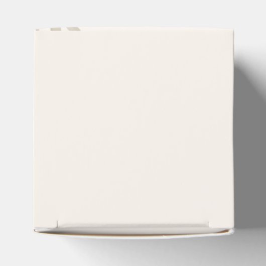 Boho Botanische Wit Roze Pose Bedankdoosjes (Bovenkant)