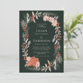 Boho botanische woesteling kaart