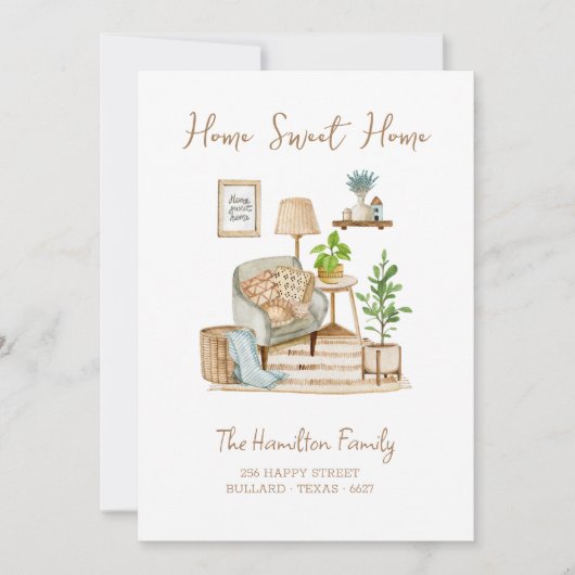 Boho Bound Homestead Moving Aankondiging (Voorkant)