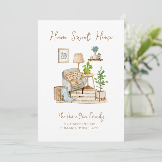 Boho Bound Homestead Moving Aankondiging (Staand voorkant)