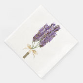 Boho Bouqet van Lavender Guest Paper Hand Towel Servet (Hoek)