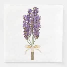 Boho Bouqet van Lavender Guest Paper Hand Towel Servet