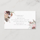 Boho Bouquet Florist Visitekaartje (Achterkant)