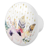 Boho Bouquet Keramische Knop (Rechts)