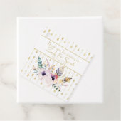  Boho Bouquet Wedding Bedankjes Labels (In situ)