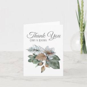  Boho Bouquet Wedding Hartelijk dank Bedankkaart