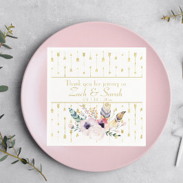  Boho Bouquet Wedding Servet