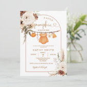 Boho Bourgogne Een pompoen is onderweg Kaart (Staand voorkant)