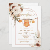 Boho Bourgogne Een pompoen is onderweg Kaart (Voorkant / Achterkant)