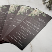 Boho Bourgondië en Rozen Bruiloft Programmakaart
