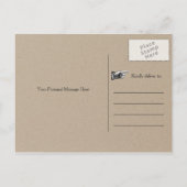 Boho Bourgondië Floral Hunt is over de datum redde Aankondigingskaart (Achterkant)