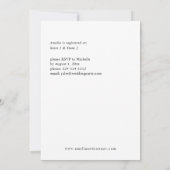 Boho Bourgondië & Roze Bloemen Vrijgezellenfeest Kaart (Achterkant)