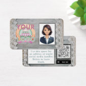 Boho Boutique Detailhandel Boerenmarkt Leverancier Visitekaartje (Bureau)