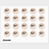 Boho Boutique / Kleding Bedankt Sticker  (Vel)