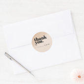 Boho Boutique / Kleding Bedankt Sticker  (Envelop)