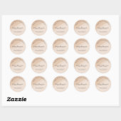 Boho Boutique / Kleding Bedankt Sticker (Vel)