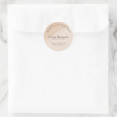 Boho Boutique / Kleding Bedankt Sticker (Tas)