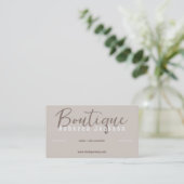 Boho Boutique Shop Visitekaartje (Staand voorkant)