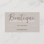 Boho Boutique Shop Visitekaartje (Voorkant)