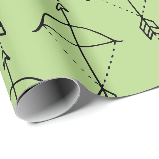 Boho Bow Doodle Cadeaupapier (Rol Hoek)