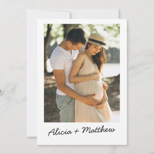 Boho Boy Baby shower Babykleding Kaart (Achterkant)